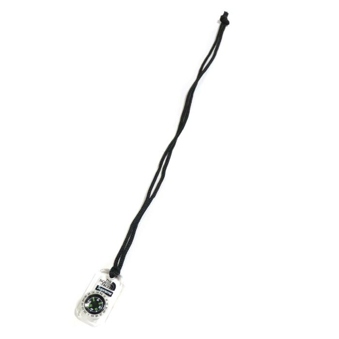 supreme the north face compass necklace clear