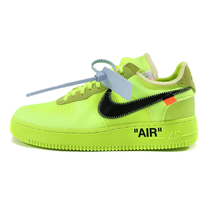 off white neon green air force 1