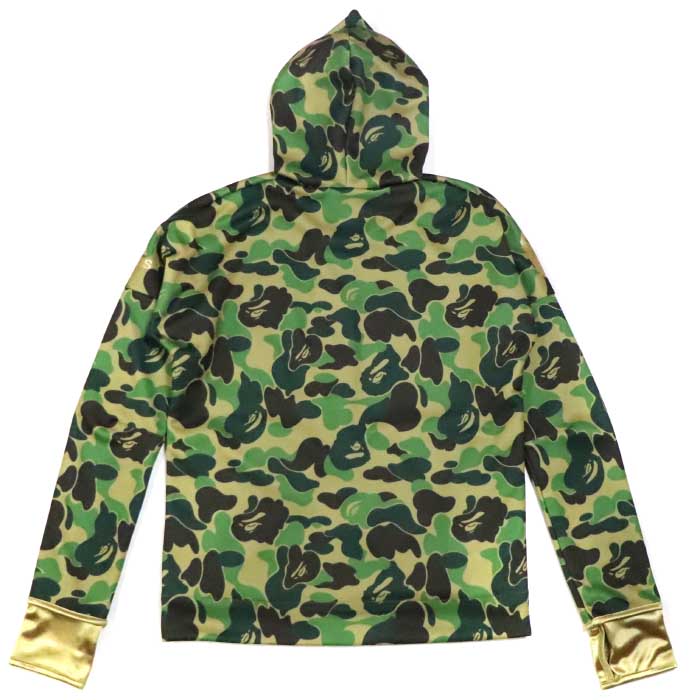 bape x adidas sb shark hoodie green