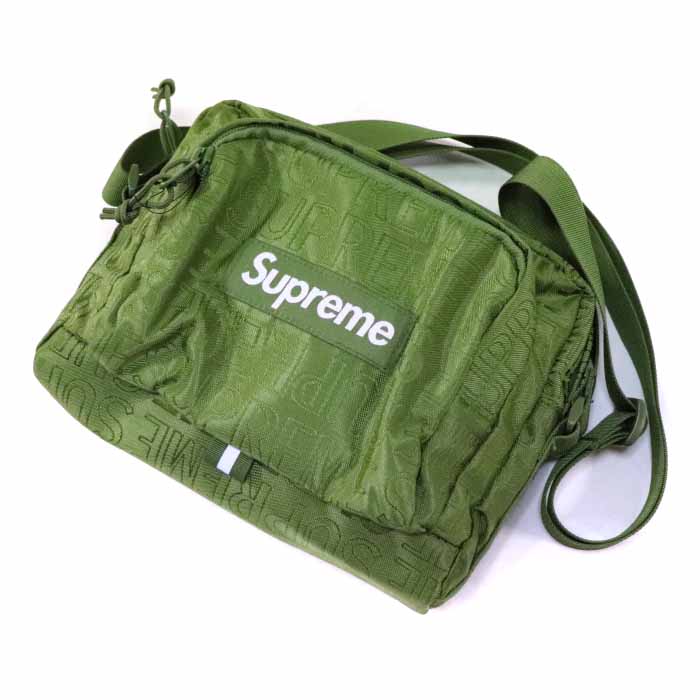 supreme olive shoulder bag