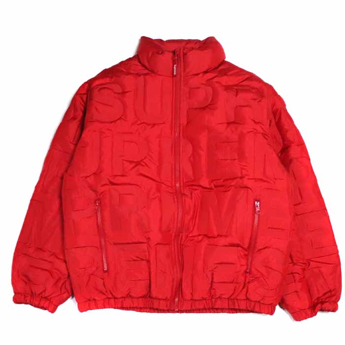 bonded logo puffy jacket supreme