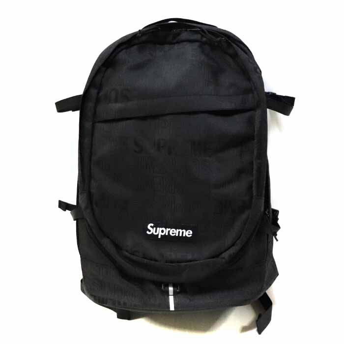 black supreme back pack