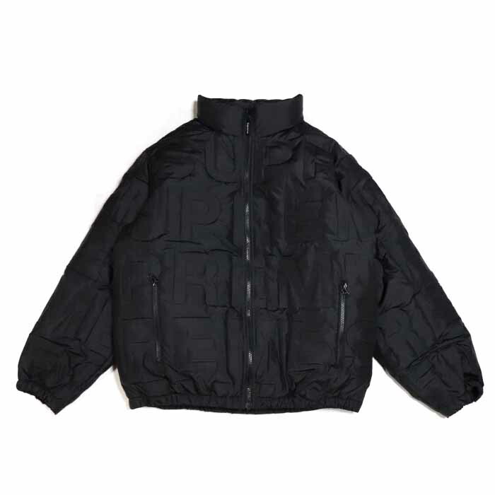 bonded logo puffy jacket supreme