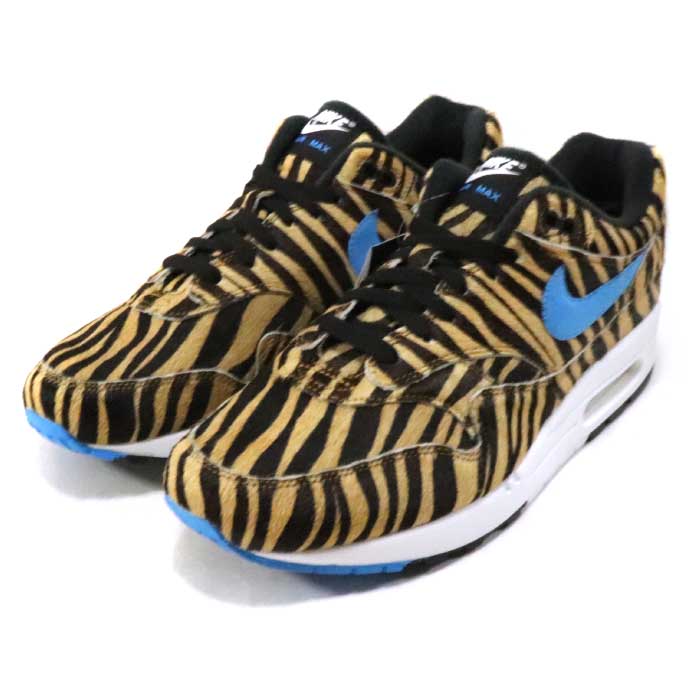 atmos X NIKE atto MOS Nike AIR MAX 1 DLX ANIMAL 3.0 Air Max 1 animal Heros Blue TIGER 2019 domestic regular article old and new things product atmos X NIKE atto MOS Nike AIR MAX 1 DLX ANIMAL 3.0 Air Max 1 animal Heros Blue TIGER 2019 domestic regular article old and new things product