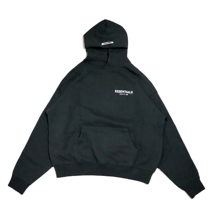 fog essentials black hoodie