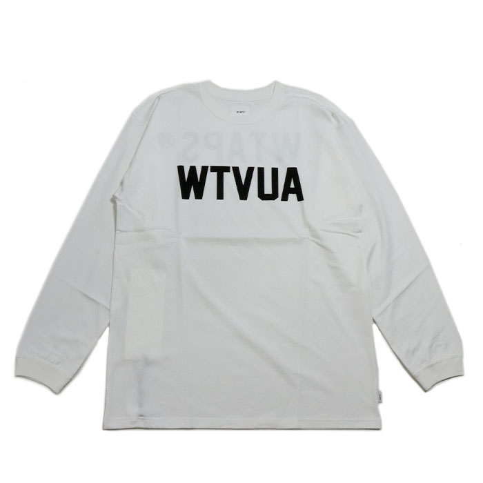 【楽天市場】WTAPS / ダブルタップスWTVUA TEE LS /ロゴ ロングスリーブ Tシャツ ロンTWHITE / ホワイト 白