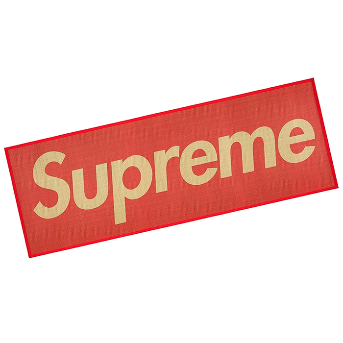 楽天市場 Supreme シュプリーム Woven Straw Mat ウーヴン ストロー マットred レッド 赤ss 茣蓙 ゴザ 正規品 新古品 中古 Palm Nut