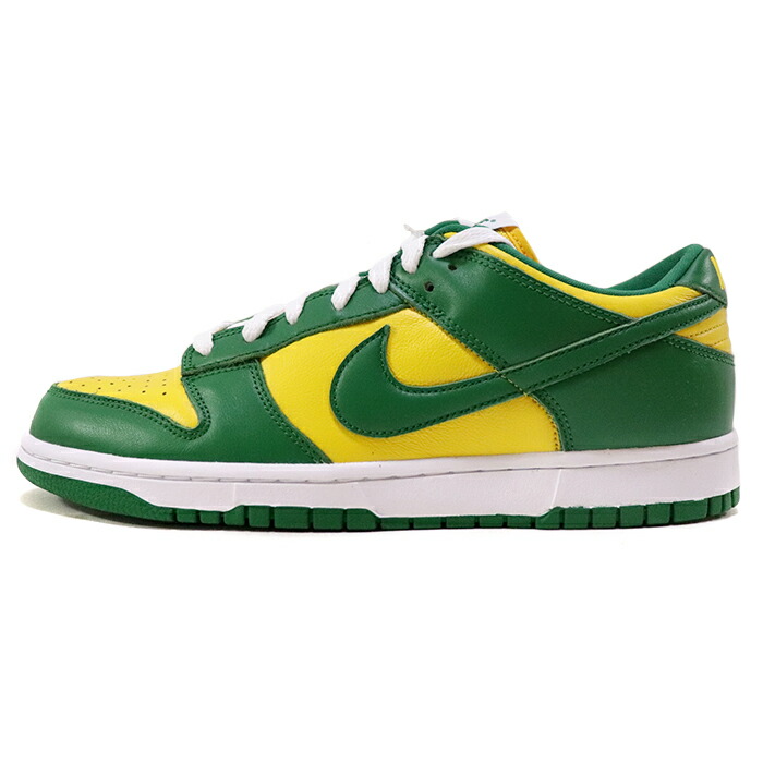 冬バーゲン 特別送料無料 ロー ダンク Brazil Sp Low ナイキdunk Nike エスピー 新古品 中古 国内正規品 Green Cu1727 700 Maize Pine ブラジルversity Nikecu