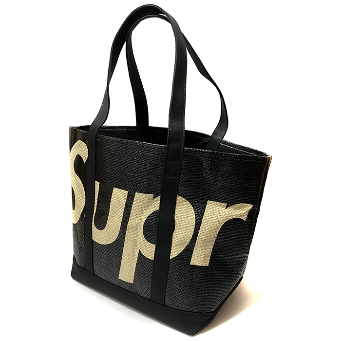 返品交換無料 Supreme Raffia Tote Red シュプリーム トートバッグ