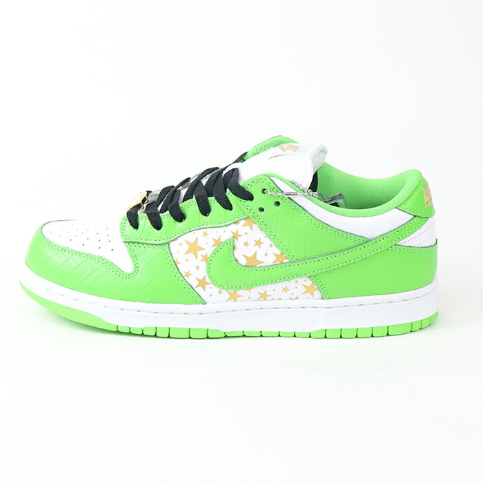2021SS Supreme × Nike SB Dunk Low /シュプリーム ナイキ ダンク ロウLime Stars / ライム スター 緑【DH3228-101】正規品 新古品【中古】|PALM NUT