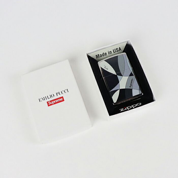 21ss Supreme X Emilio Pucci シュプリーム エミリオ プッチzippo Black ジッポ ライター ブラック 黒21ss 国内正規品 新古品 中古 Psicologosancora Es