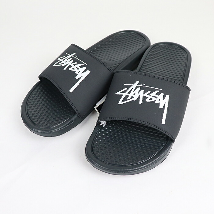 新品　NIKE STUSSY ナイキ ステューシー べナッシ コラボ　27cm ☆NIKE x STUSSY☆コラボ☆BENASSI SLIDE ベナッシ☆追跡可