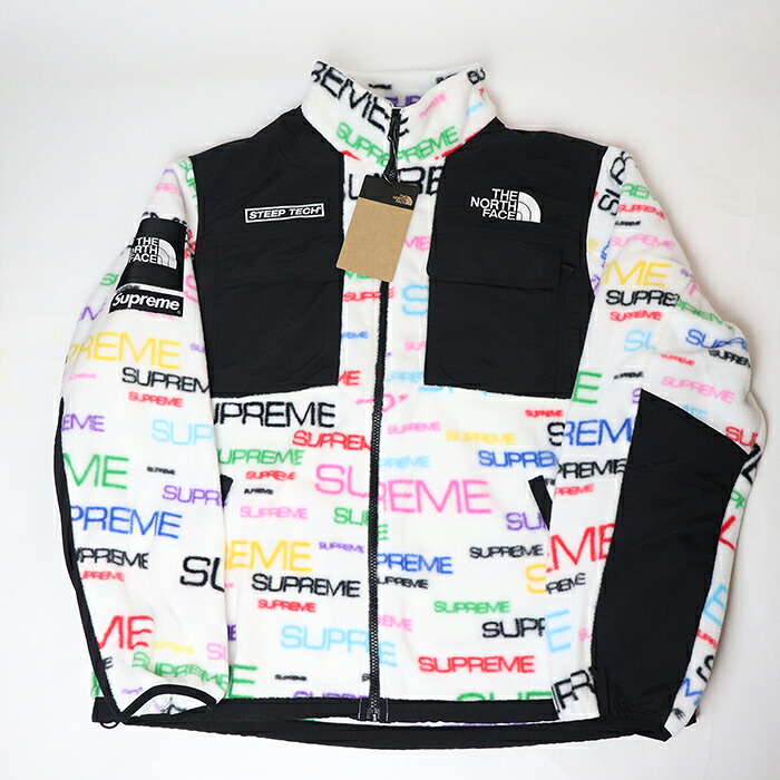 2021FW Supreme × The North Face / シュプリーム ザ ノース フェイス Steep Tech Fleece Jacket / スティープテック フリース ジャケット White / ホワイト 白 2021AW 新古品【中古】