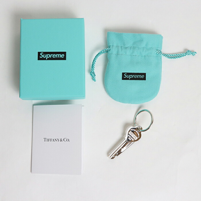 2021FW Supreme × Tiffany & Co. /シュプリーム ティファニーReturn to Tiffany Heart Knife KeyRing /リターン トゥー ティファニー ハート ナイフ キーリングSilver / シルバー2021AW 正規品 新古品【中古】画像