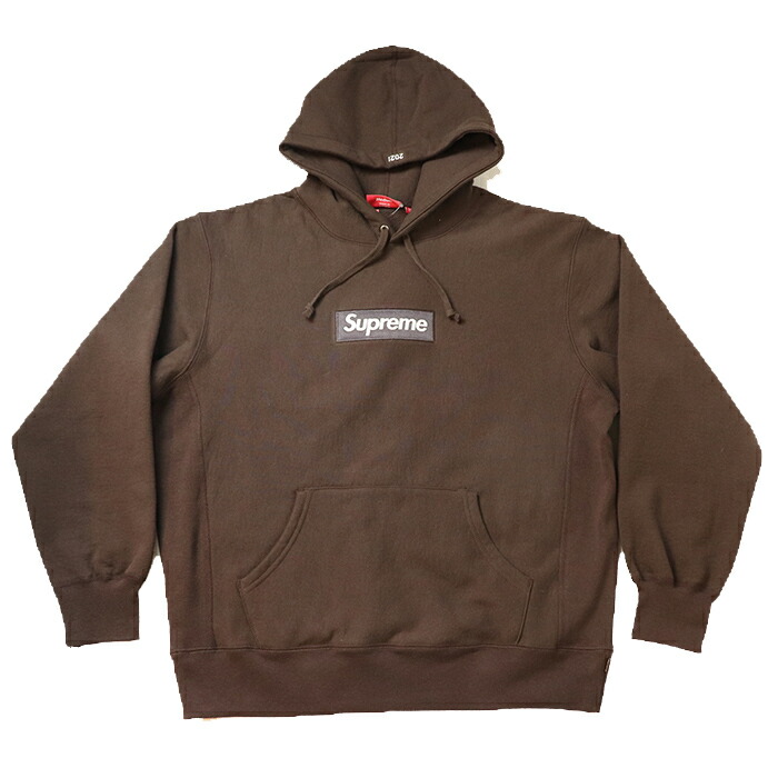 楽天市場】22ss Supreme Bling Box Logo Hooded Sweatshirt Dark Brown