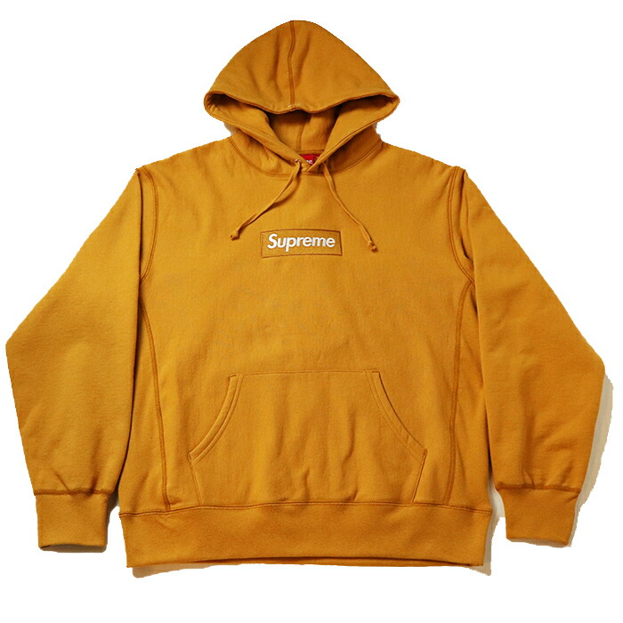 Supreme Box Logo Hooded Sweatshirt "Light Mustard"シュプリーム ボックス ロゴ フーディー スウェットシャツ "ライト マスタード"2021FW 正規品 新古品【中古】|PALM NUT