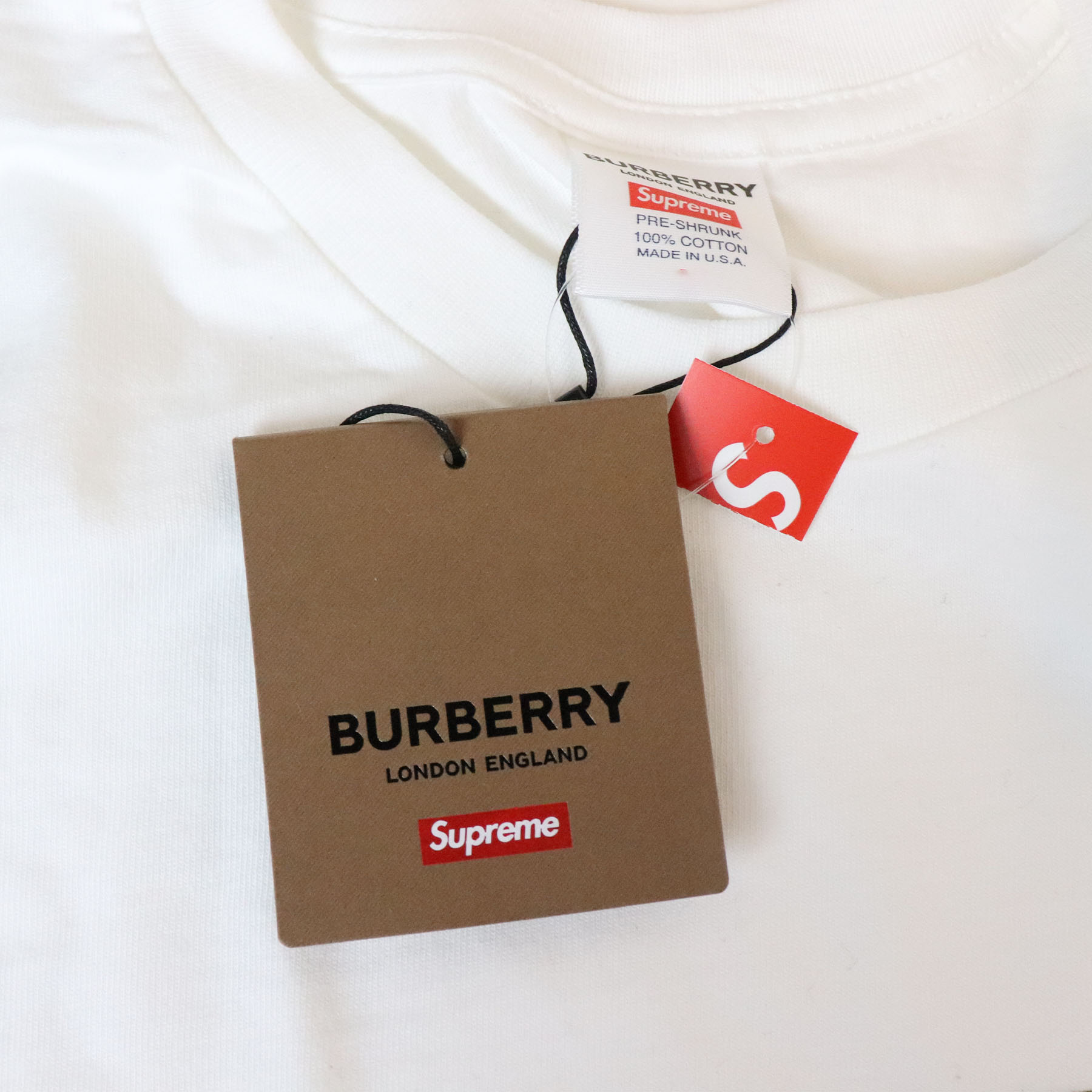 2022SS Supreme × Burberry シュプリーム × バーバリーBox Logo Tee