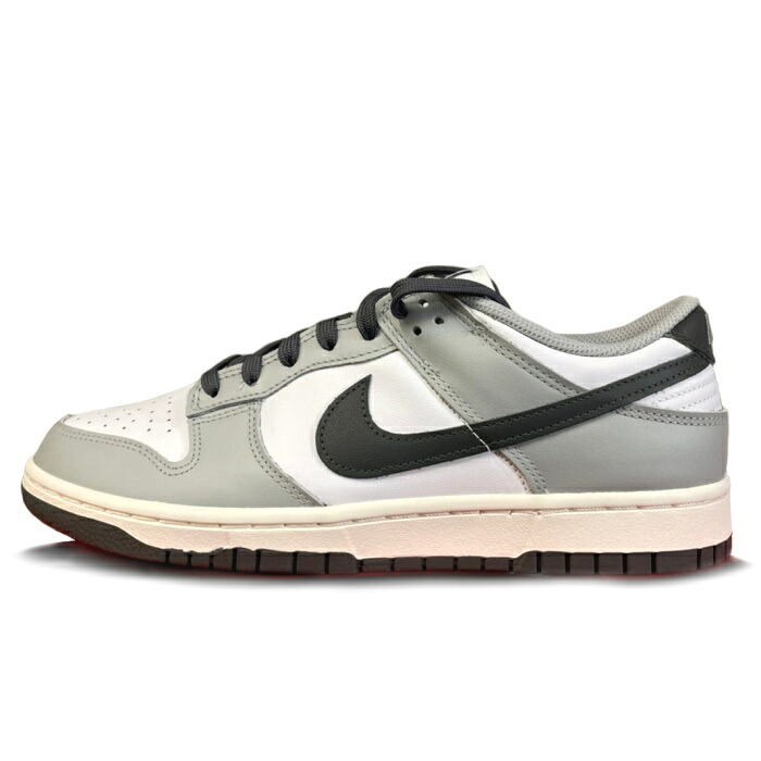 NIKE WMNS / ナイキ ウィメンズDunk Low \"White/Light Smoke Grey\"" /ダンク 置き目 白いこと ライトスモークグレーWhite/Iron Grey-LT Smoke Grey白いこと アイアン 薄墨色 点火装置 スモークグレー 【DD1503-117】2022 置き目品 新古品【中古】"