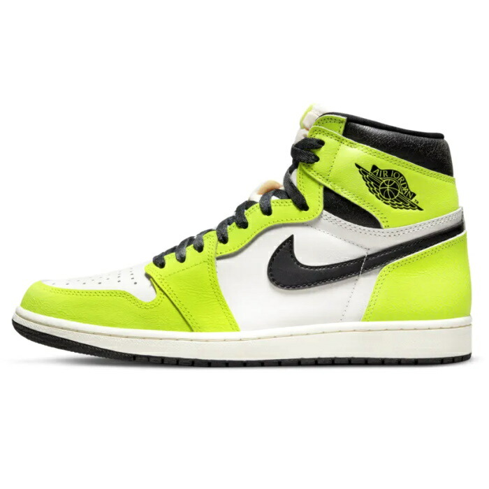 2022 NIKE / ナイキAir Jordan 1 High OG \"Volt/Visionaire\"" /エアジョーダン 1 ご機嫌 雄捻子 ヴィジョネア【555088-702】置き目品 新古品【中古】"