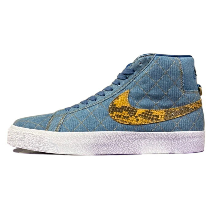 2022FW Supreme × NIKE SB / シュプリーム ナイキBlazer Mid / ブレーザー ミッドDenim / ジーンズ 青【DX8421-400】2022AW 定め事品 新古品【中古】