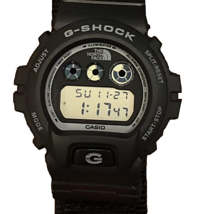 限定製作】 supreme G-SHOCK CASIO 腕時計 ノースフェイス ブラック