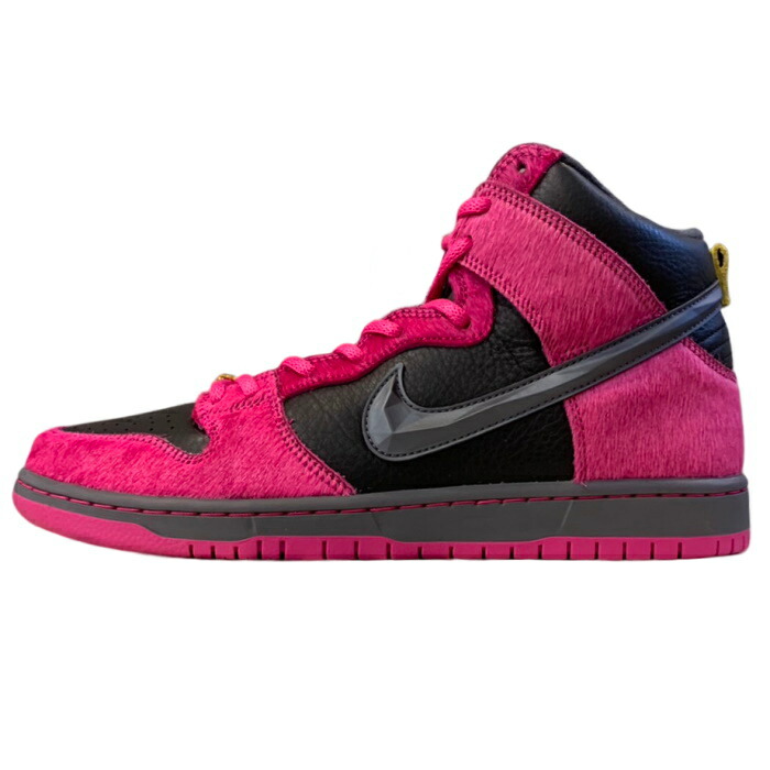 Run The Jewels × NIKE SB /ラン ザ ジュエルズ × ナイキDunk High \"Active Pink and Black\" /ダンク ハイ アクティブピンク アンド ブラック【DX4356-600】2023 正規品 新古品【中古】