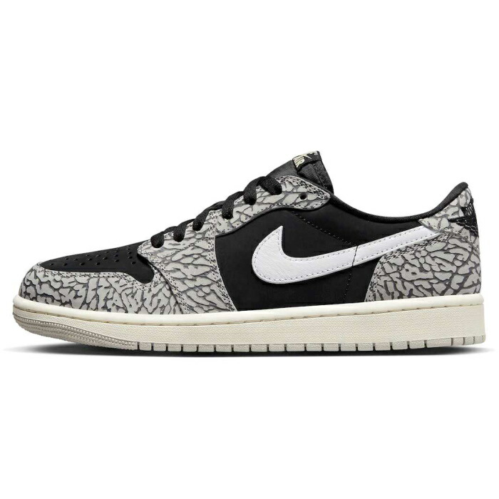 2023 NIKE / ナイキAir Jordan 1 Retro Low OG \"Black Cement\"" /エアジョーダン 1 レトロ 置き目 黒いことセメント質【CZ0790-001】置き目品 新古品【中古】"