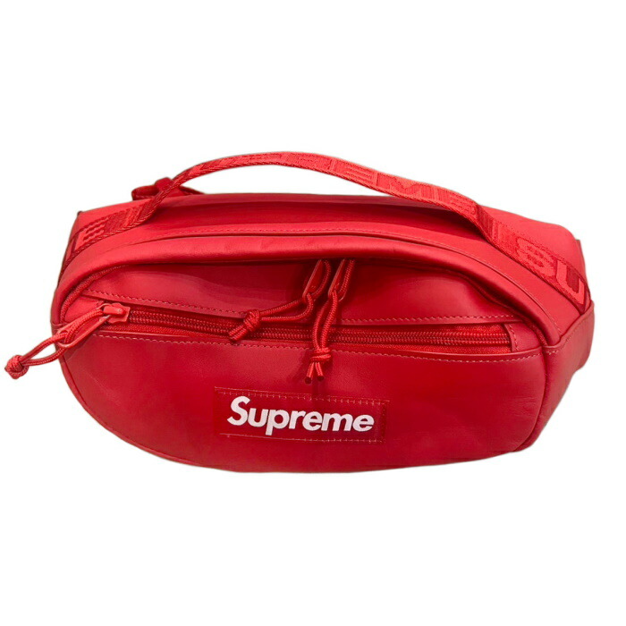 Supreme Leather Waist Bag レザーウエストバッグ