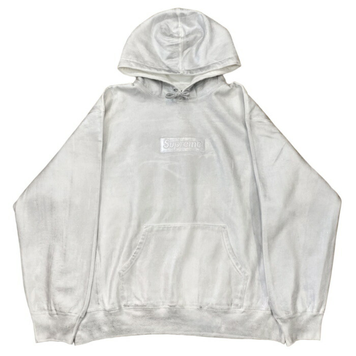 【楽天市場】2024SS Supreme / シュプリームMM6 Maison Margiela Foil Box Logo Hooded Sweatshirt /メゾンマルジェラ フォイル