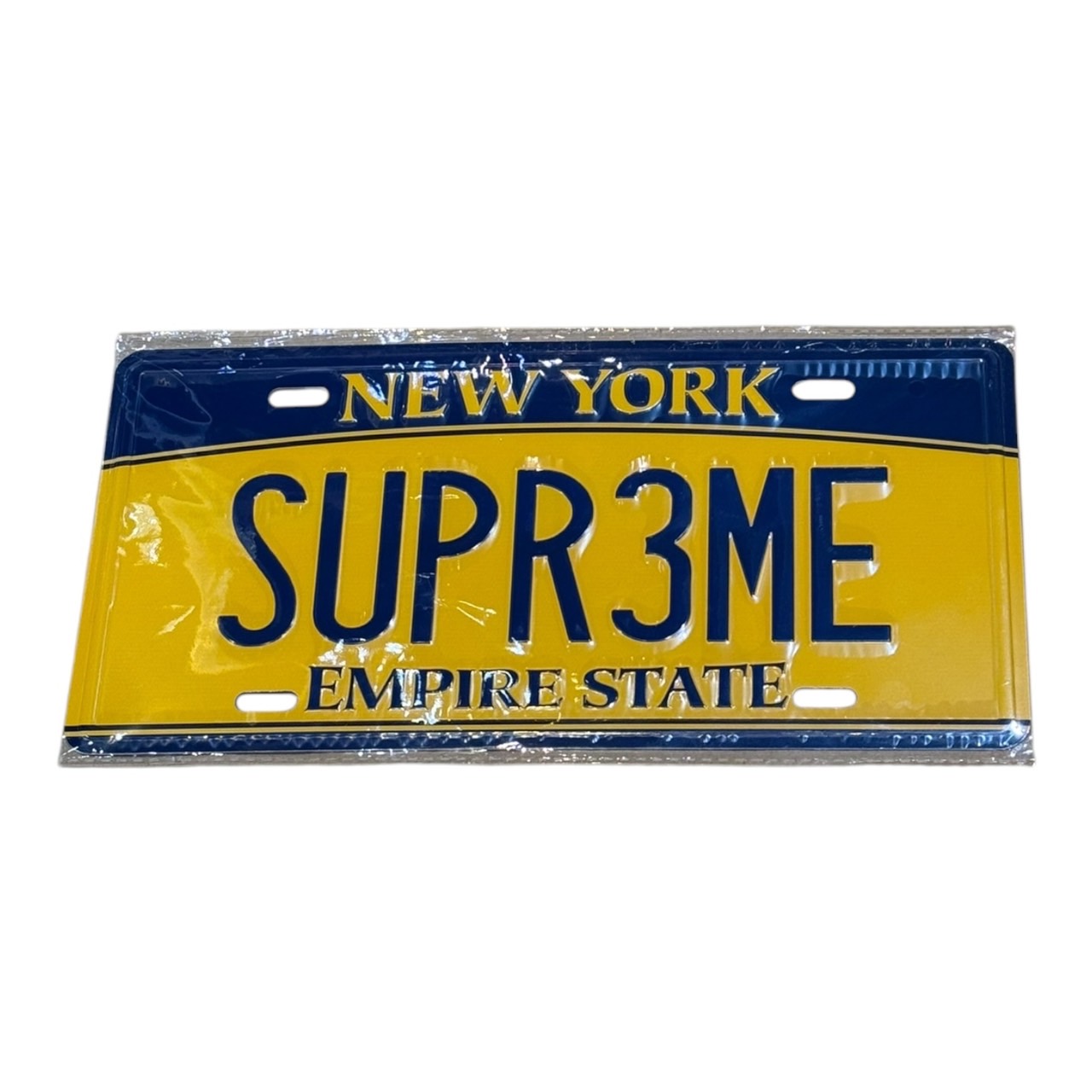 supreme ニューヨーク ナンバープレート SUPREME NEW YORK LICENSE PLATE SS25 CONFIRMED PRESALE | eBay