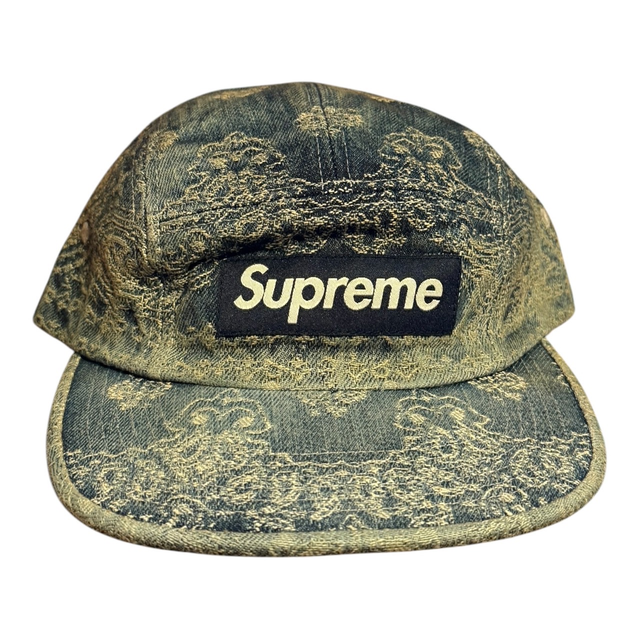 美品 supreme camp cap シュプリーム　キャップ　ペイズリー Supreme シュプリーム 21ss Bandana Camp Cap バンダナ キャンプ