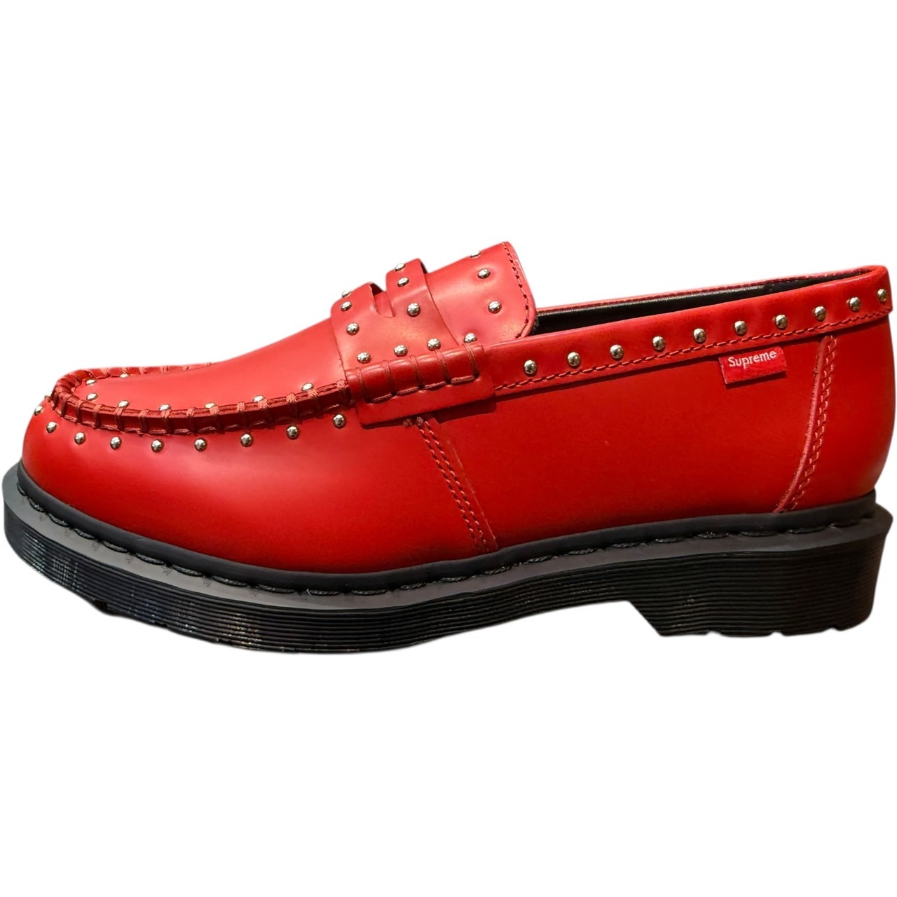 シュプリーム × ドクターマーチン スタッズ ペントン ローファー Dr.Martens - シュプリーム × ドクターマーチン スタッズ
