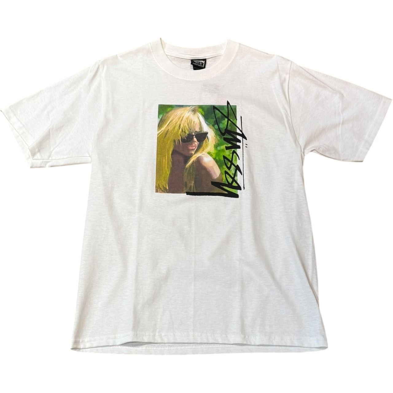 STUSSY LAURA TEE ローラ フォトTシャツ XL ホワイト STUSSY LAURA TEE ローラ フォトTシャツ XL ホワイト