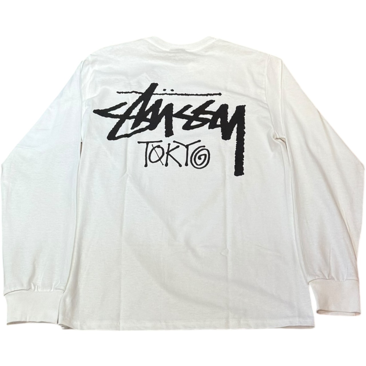 2025SS Stussy / ステューシー Tokyo Exclusive LS / 東京限定 ロングTシャツ White / ホワイト 正規品 新古品【中古】