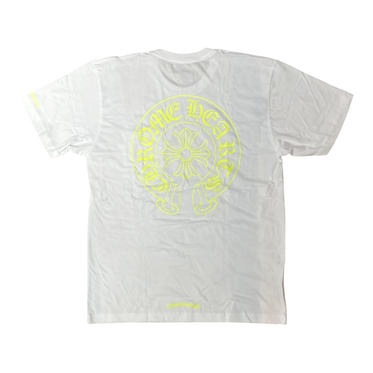Chrome Hearts Neon Yellow Horseshoe S/S T-Shirt \