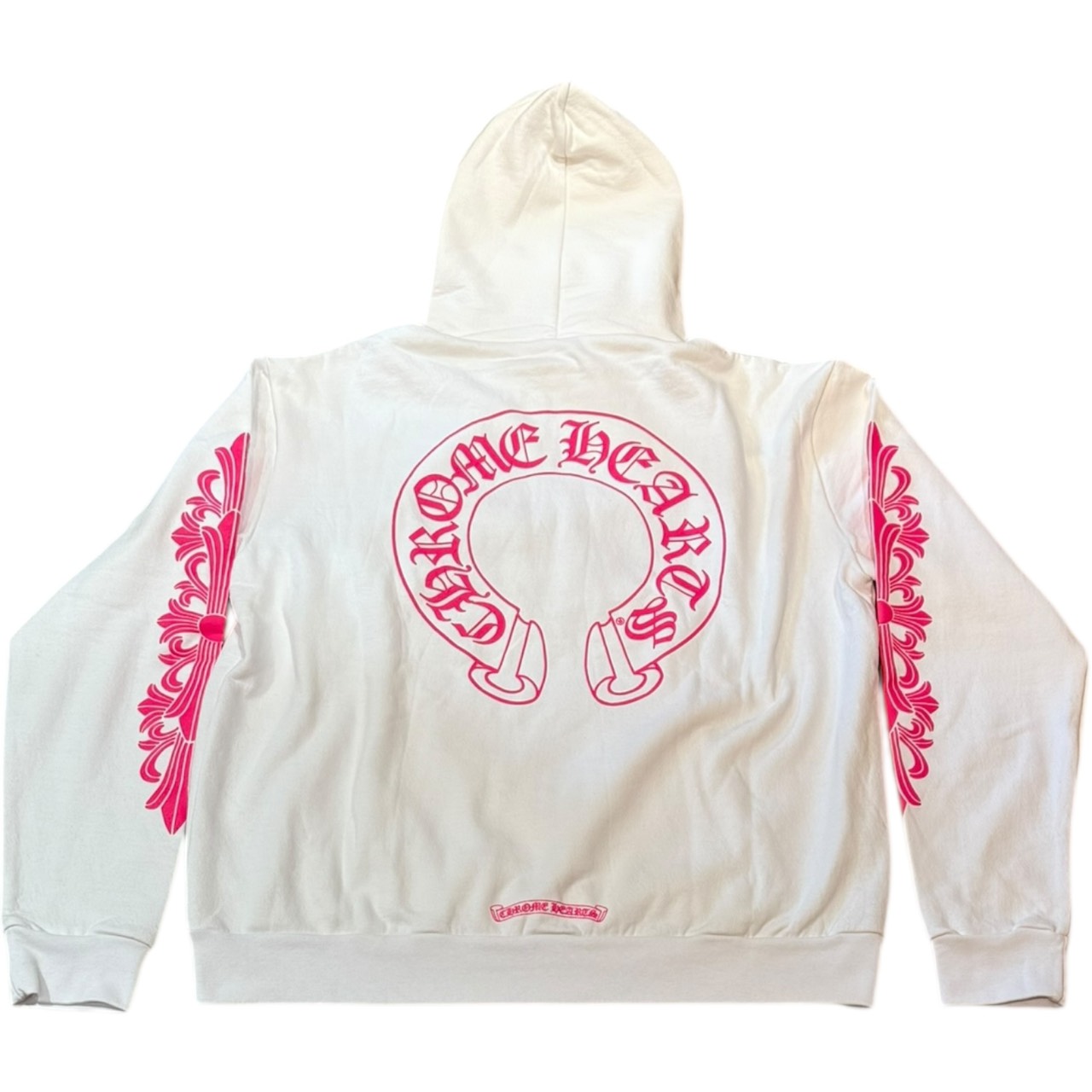 Chrome Hearts / クロムハーツFloral Horse shoe hoodie 導管シューWhite Pink / 白いことさくら色定め事品 新古品【中古】