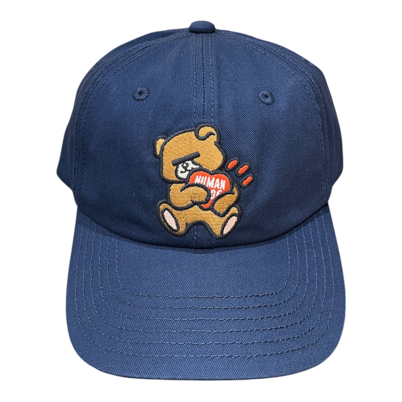 HUMAN MADE x UNDERCOVER 6Panel Twill Cap "Navy"ヒューマンメイド x アンダーカバー 6パネル ツイル キャップ "ネイビー"2025FW 正規品 新古品【中古】｜PALM　NUT