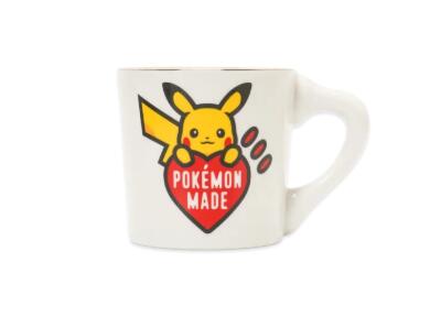 HUMAN MADE x Pokemon Made Coffee Mug (Pikachu) \"White\""ヒューマンお手伝いさん x ポケモン お手伝いさん コーヒーマグ (ピカチュウ) \""白いこと\""2025FW 置き目品 新古品【中古】"