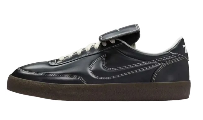 Nike Killshot 2 Premium \"Black/Sail/Baroque Brown/Black\""ナイキ キルショット2 割り増し金 \""黒いこと/セイル/バロック赤銅色/黒いこと\""【HQ3489-010】置き目品 新古品【中古】"