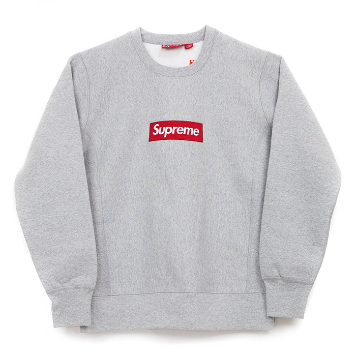 Supreme Box Logo Crewneck Sweatshirt White | Supreme and Everybody