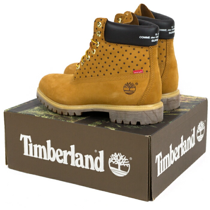 comme des garcons timberland