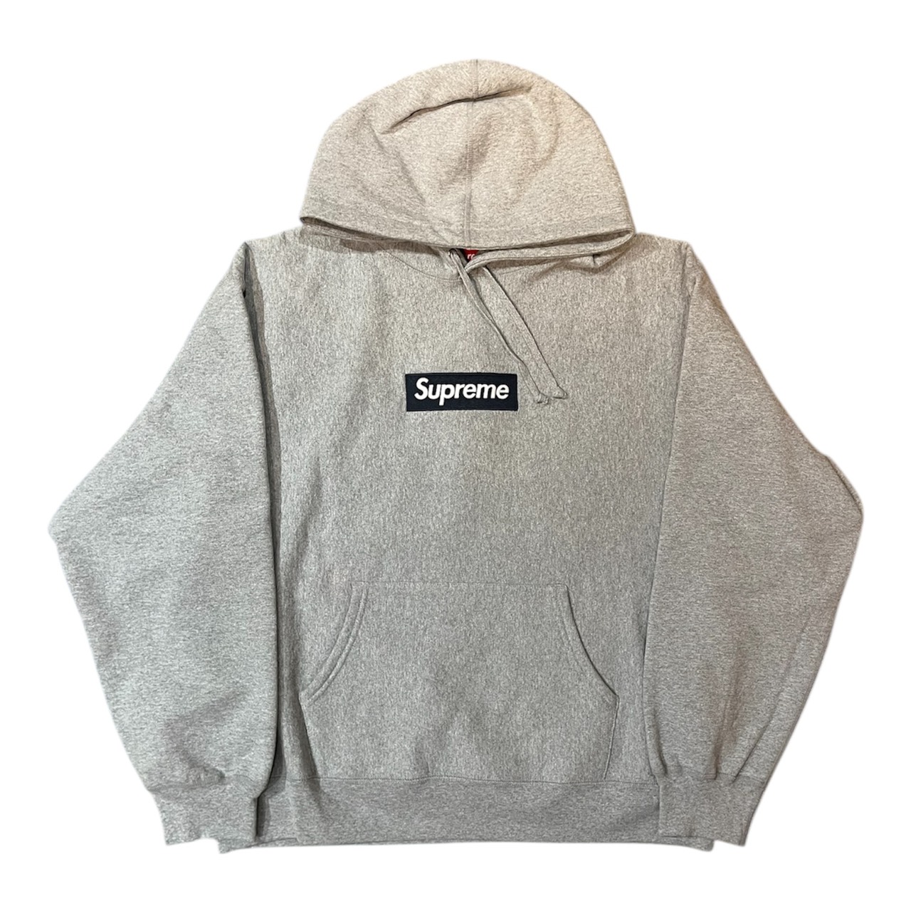 トップス Box Logo Hooded Sweatshirt Grey Moletom Supreme Box Logo Hooded Heather Grey - Droper