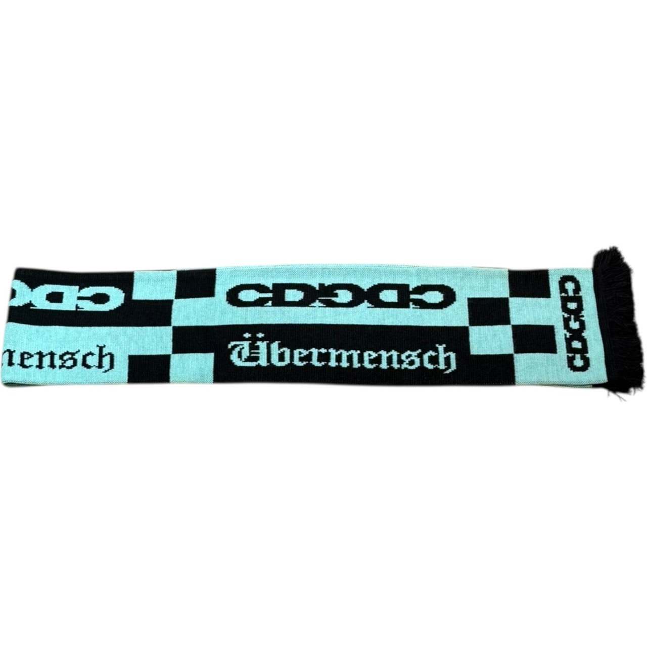 COMME des GARCONS CDG x G-DRAGONUbermensch Checkered Stole "Mint/Black"コムデギャルソン シーディージー x ジードラゴンウーバーメンシュ チェッカー柄 ストール "ミント/ブラック"2025FW 正規品 新古品【中古】|PALM NUT