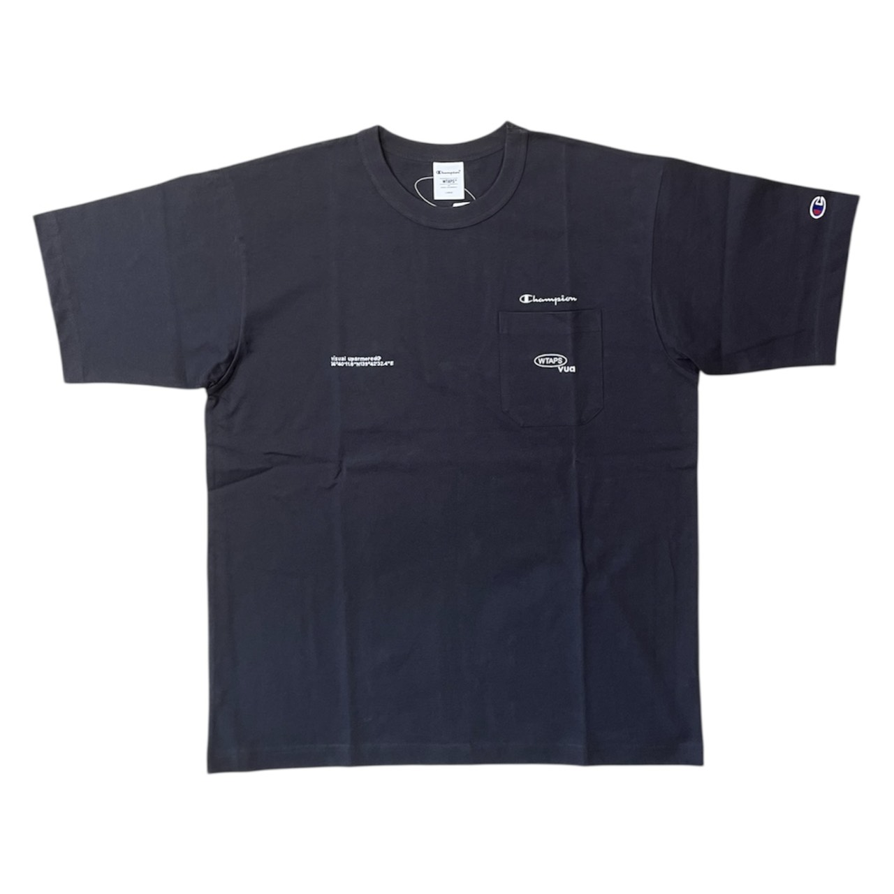 WTAPS x Champion Academy / SS / Cotton "Black"ダブルタップス x チャンピオン アカデミー ショートスリーブ コットン "ブラック"【252HBCHD-CSM01S】正規品 新古品【中古】｜PALM　NUT