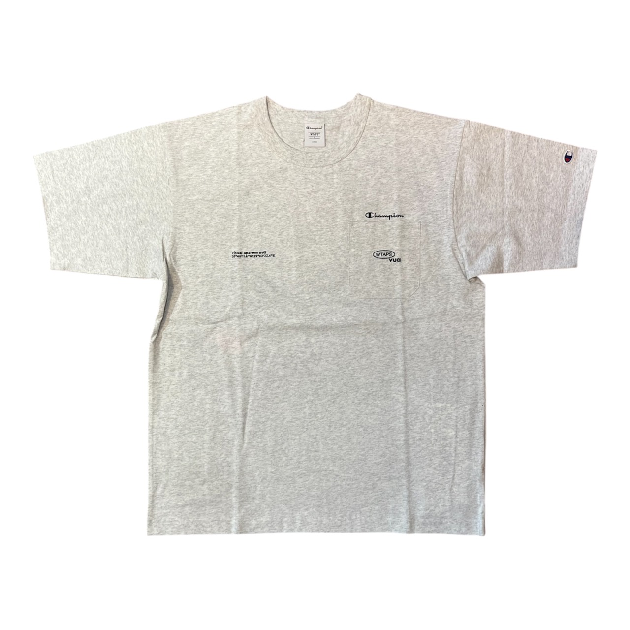 WTAPS x Champion Academy / SS / Cotton "Ash Gray"ダブルタップス x チャンピオン アカデミー ショートスリーブ コットン "アッシュグレー"【252HBCHD-CSM01S】正規品 新古品【中古】｜PALM　NUT