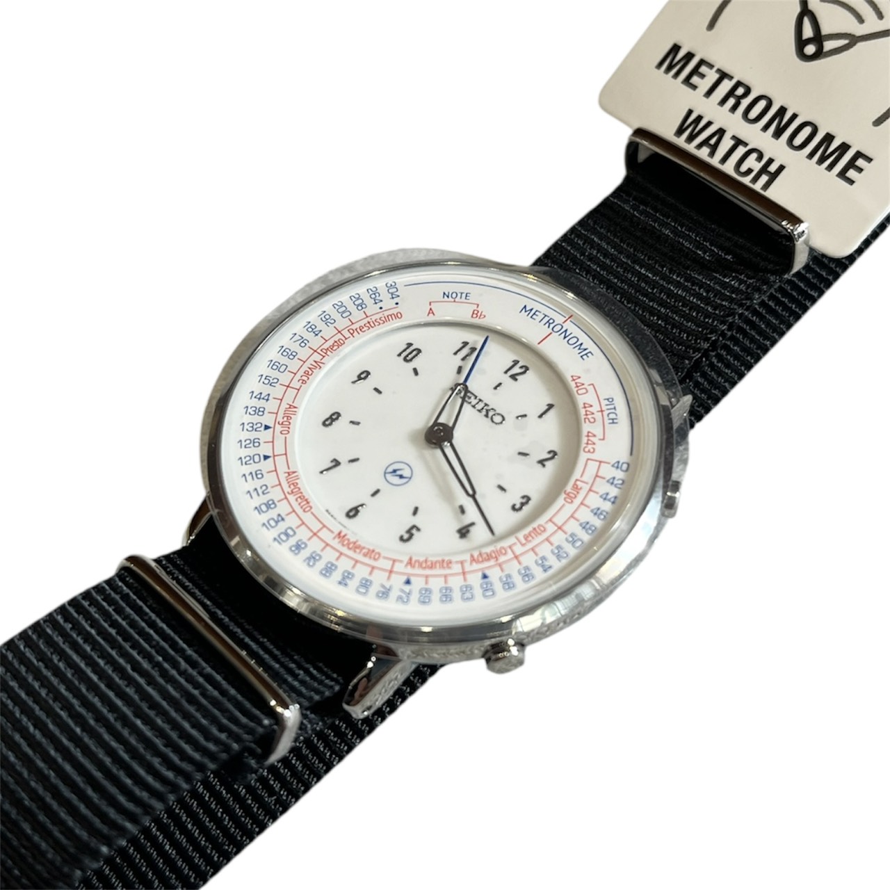 SEIKO x FRAGMENT x V.A. Metronome Watch Fragment Edition "White"セイコー x フラグメント x ヴイエー メトロノーム ウォッチ フラグメント エディション "ホワイト"【VBZ16000】正規品 新古品【中古】｜PALM　NUT