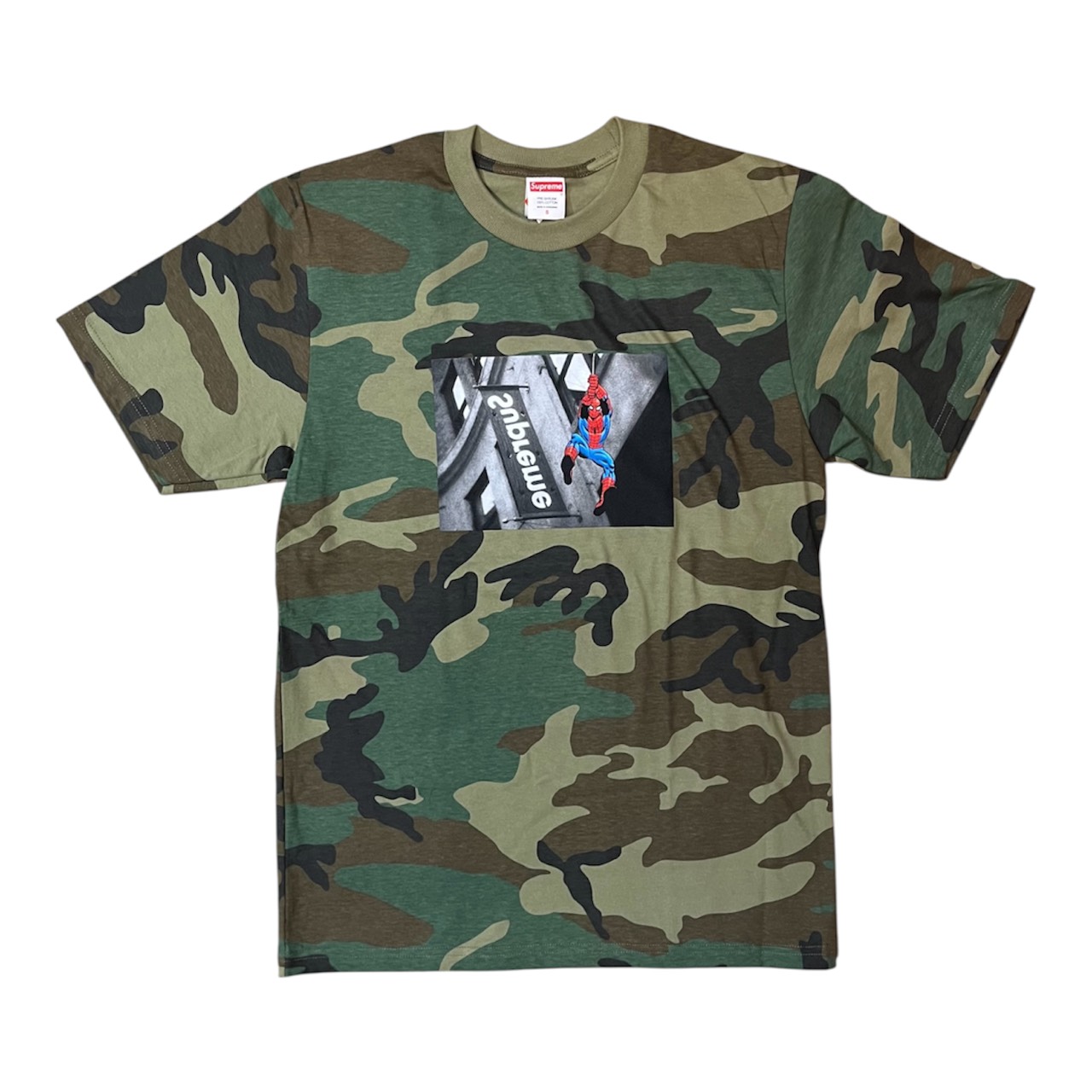Supreme x Spider-Man Tee \"Woodland Camo\"シュプリーム x スパイダーマン Tシャツ \"ウッドランドカモ\"2026SS 正規品 新古品【中古】