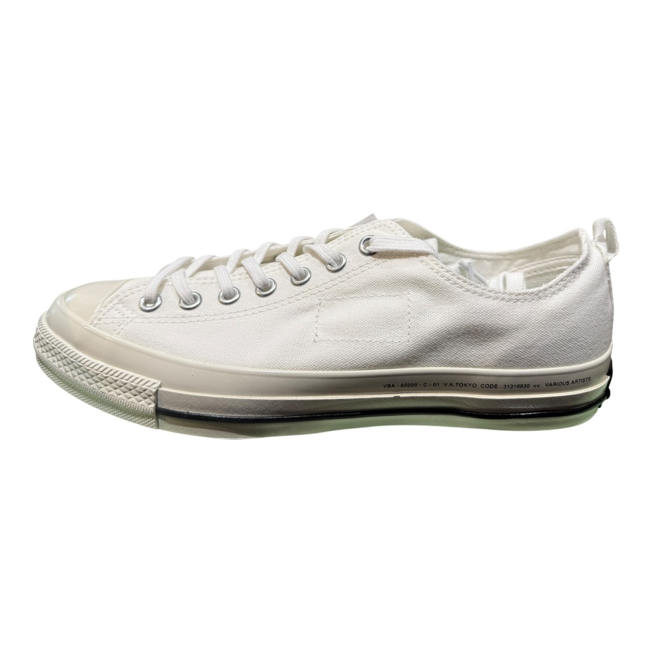 fragment design × VA × Converse All Star OX \"White\""フラグメントデザイン × ヴイエー × コンバース オールスター OX \""白いこと\""【VBA16000】置き目品 新古品【中古】"