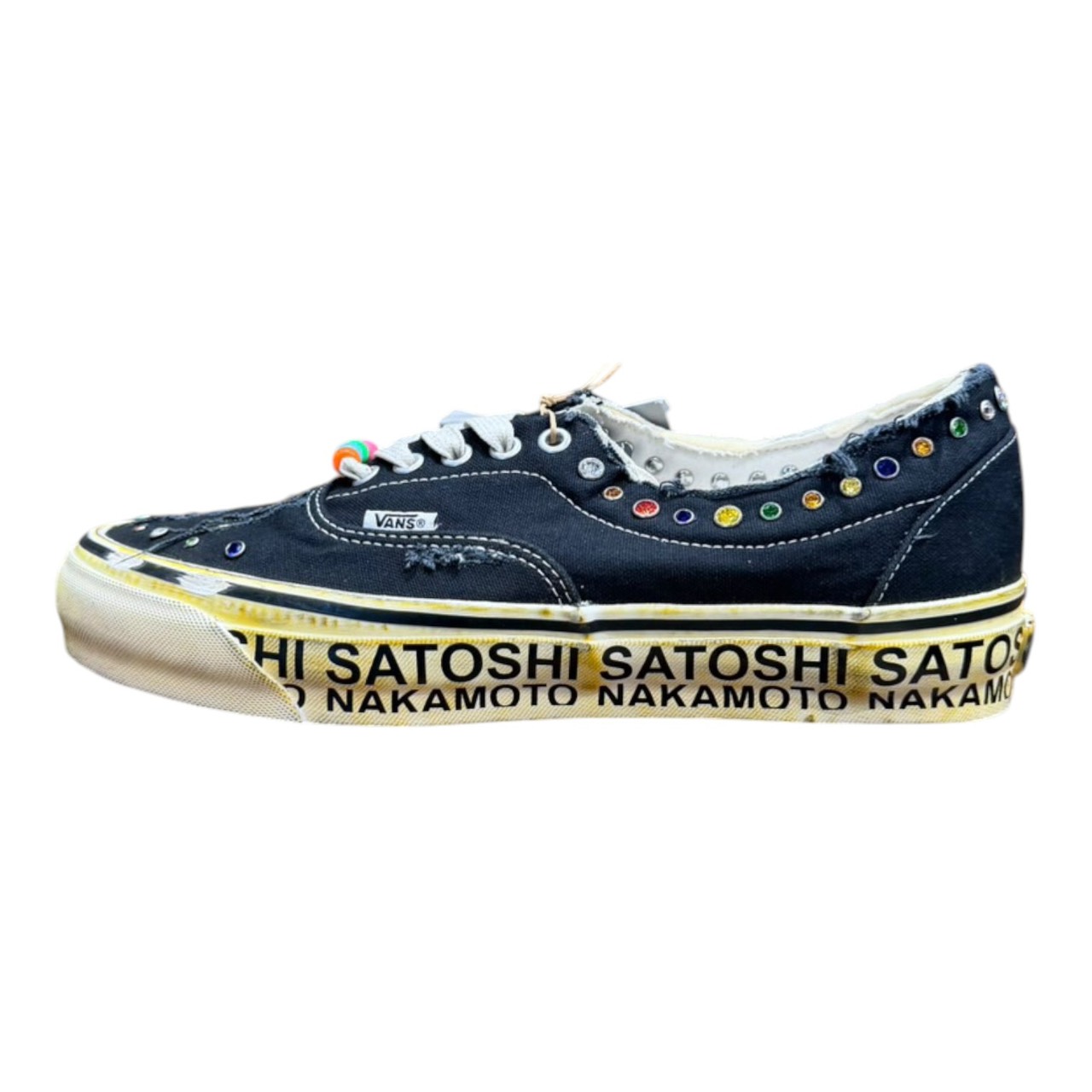 Satoshi Nakamoto × OTW by Vans Era 95 Gems \"Round Jewel\""サトシ ナカモト × OTW バイ バンズ 内鰓95 ジェムズ \""ラウンドジュエル\""置き目品 新古品【中古】"