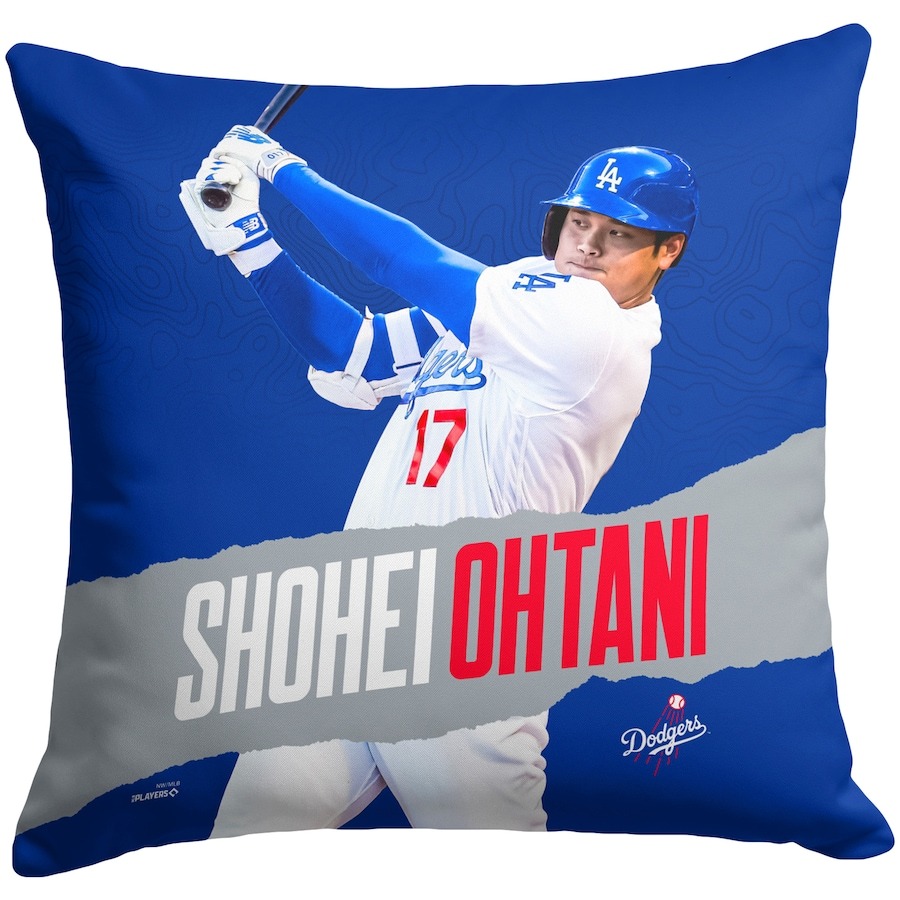 MLB大谷翔平 顔だらけ 　ドジャース クッション 公式 正規品　ラスト1点 楽天市場】大谷翔平 グッズ ドアップお顔クッション プリント